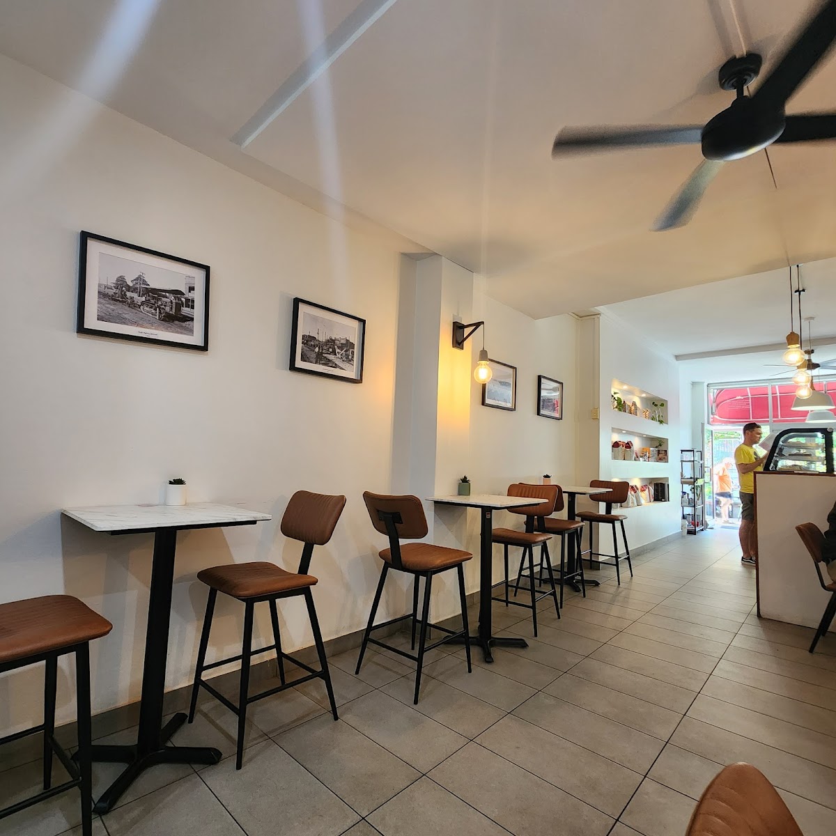 Village Vibes Greenwich cafe interior