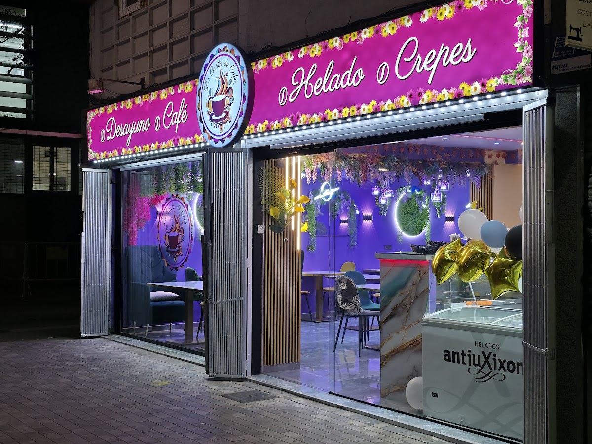 La casita de cafe interior