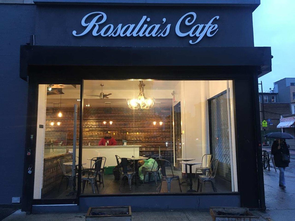 Rosalia's Cafe interior