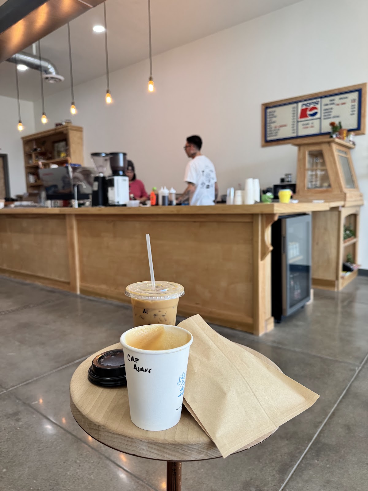 Steady Pace Coffee interior
