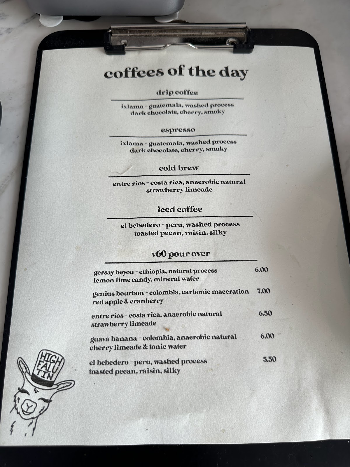 Photo of Highfalutin Coffee Roasters