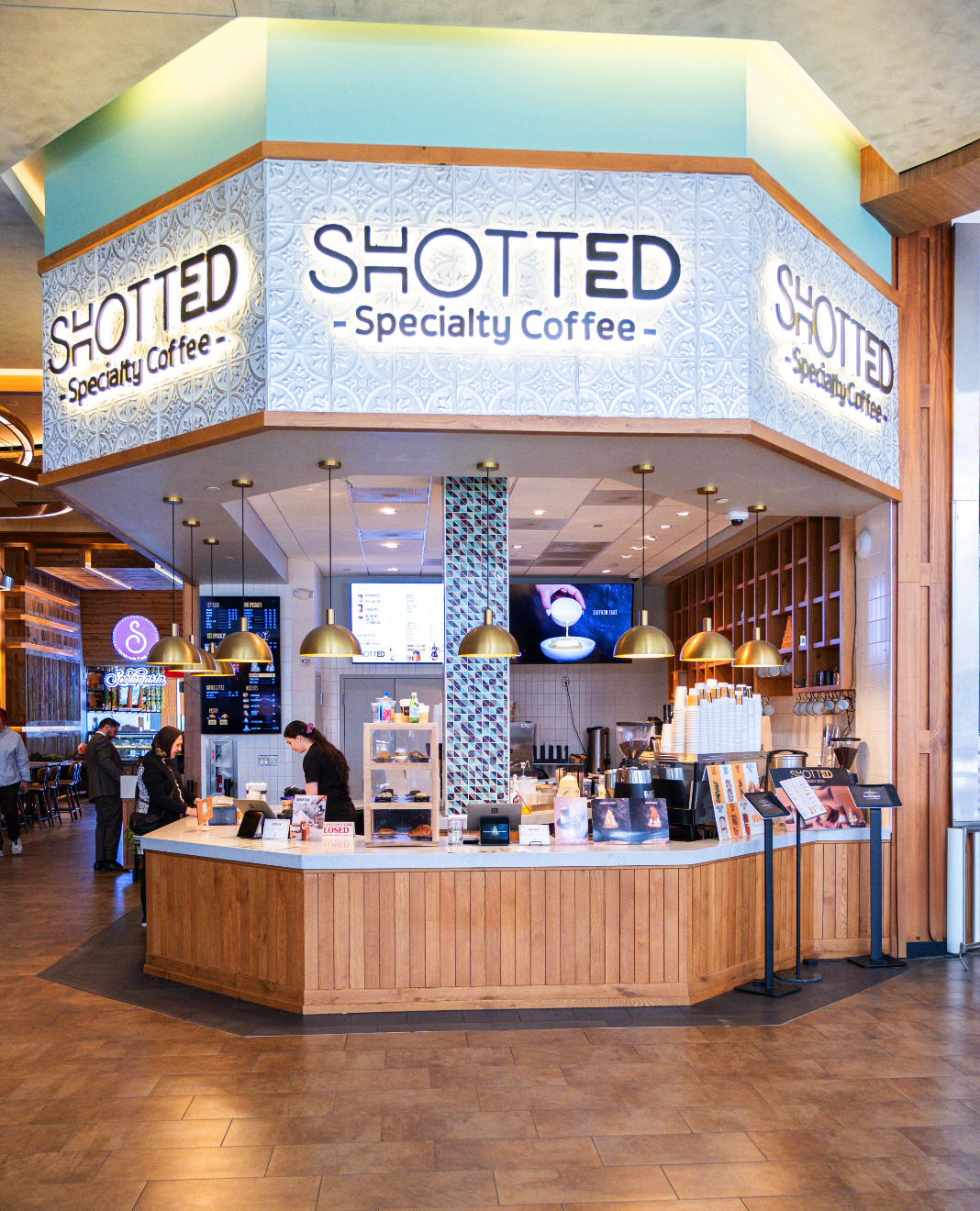Shotted Specialty Coffee | Tysons Galleria interior