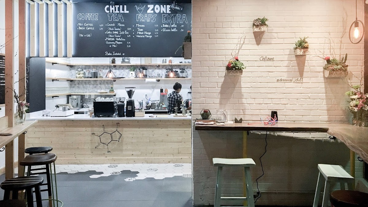 Chill Zone Cafe interior