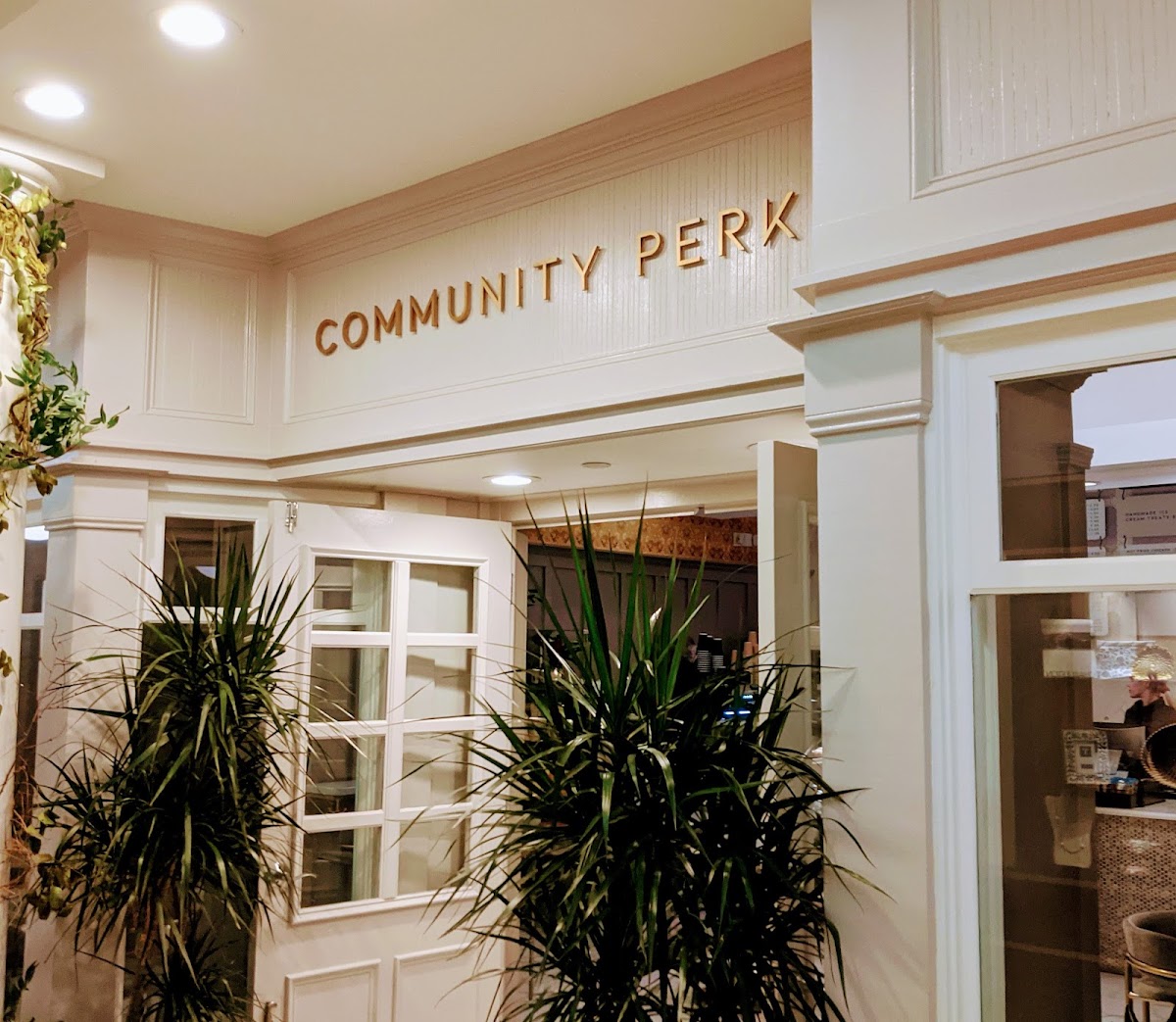 Community Perk interior