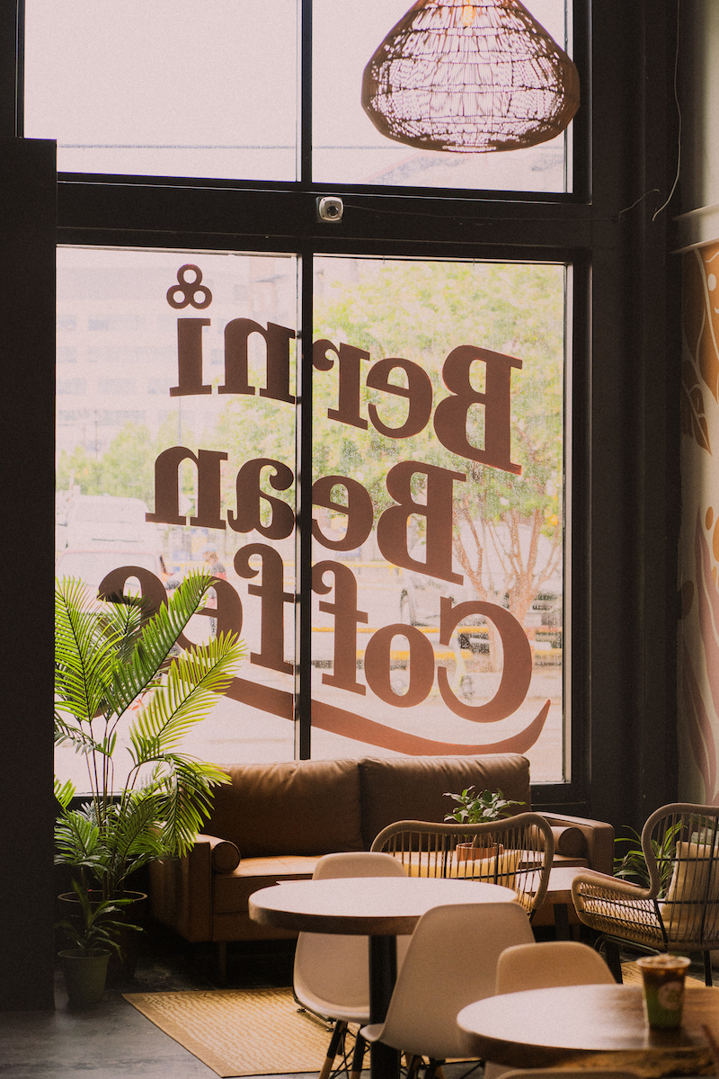 The Berni Bean Coffee Company interior