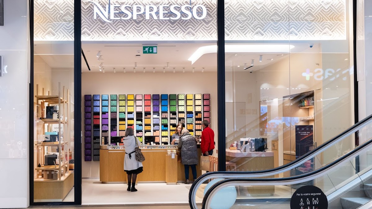 Boutique Pop Up Nespresso interior