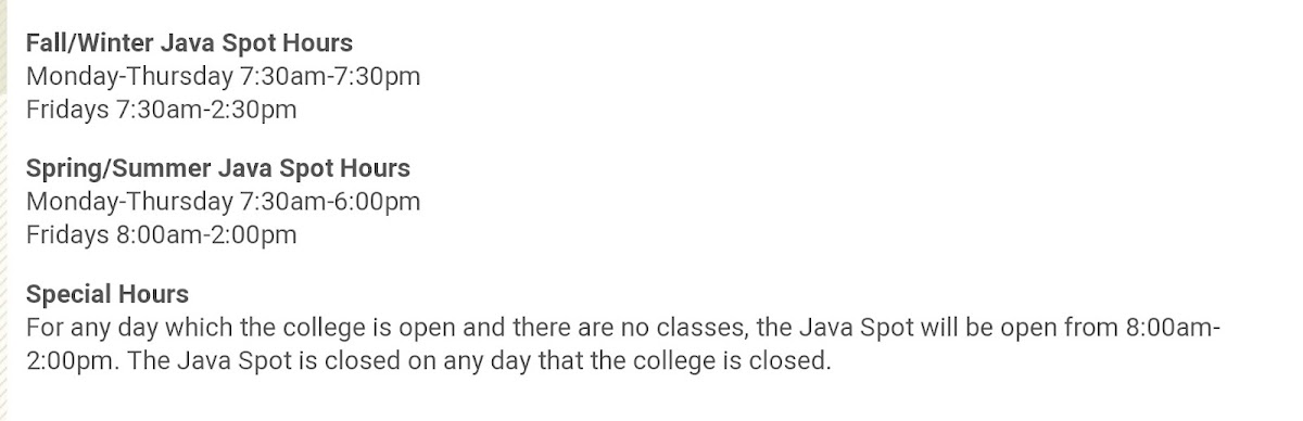 Photo of The Java Spot