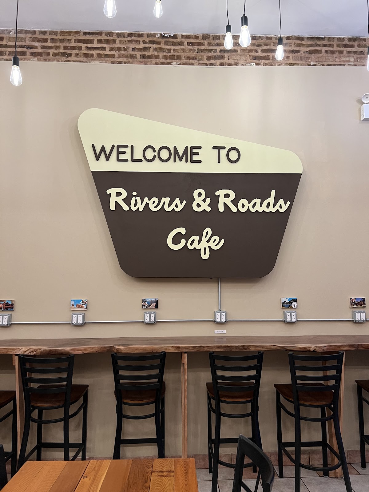 Rivers and Roads Cafe interior