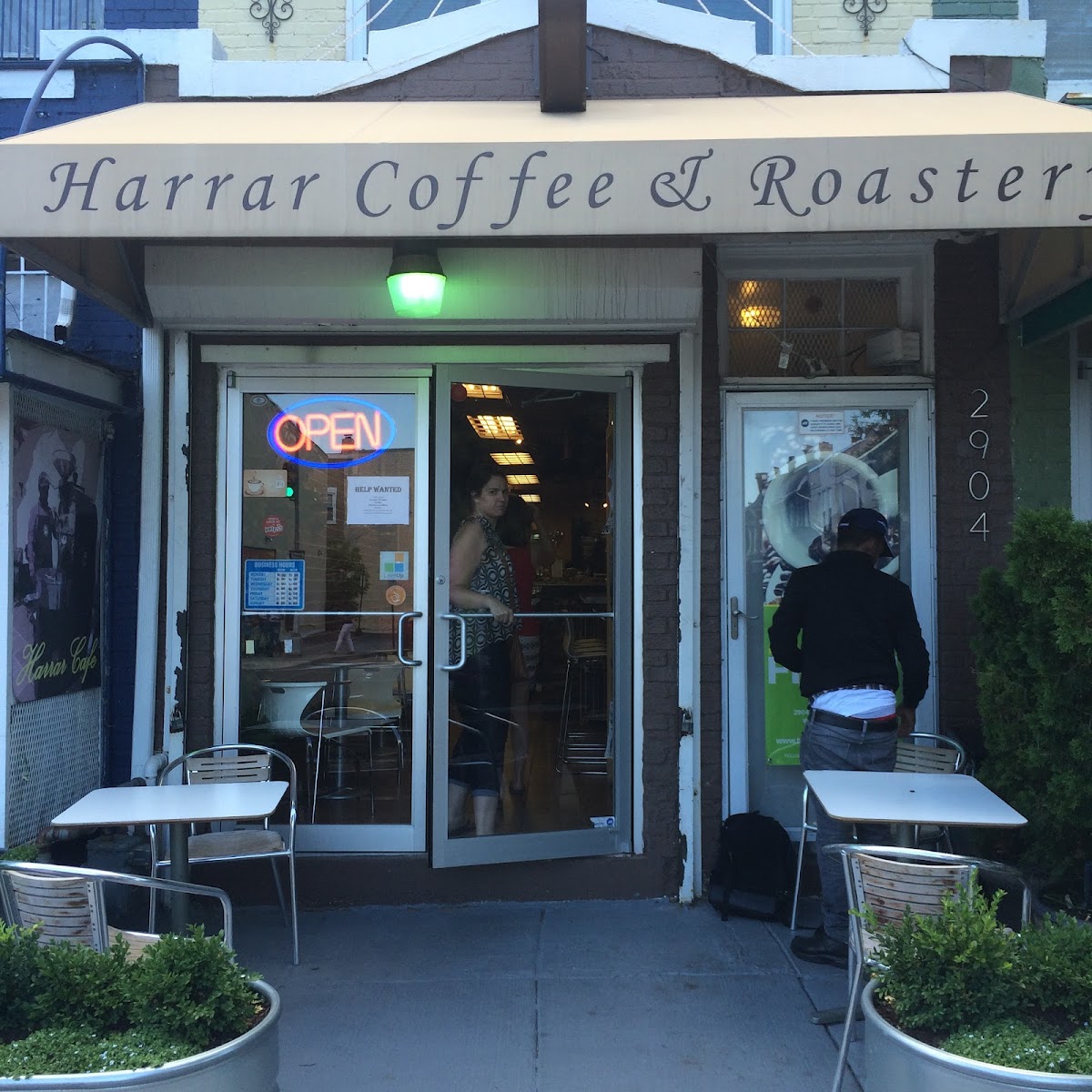 Harrar Coffee and Roastery interior