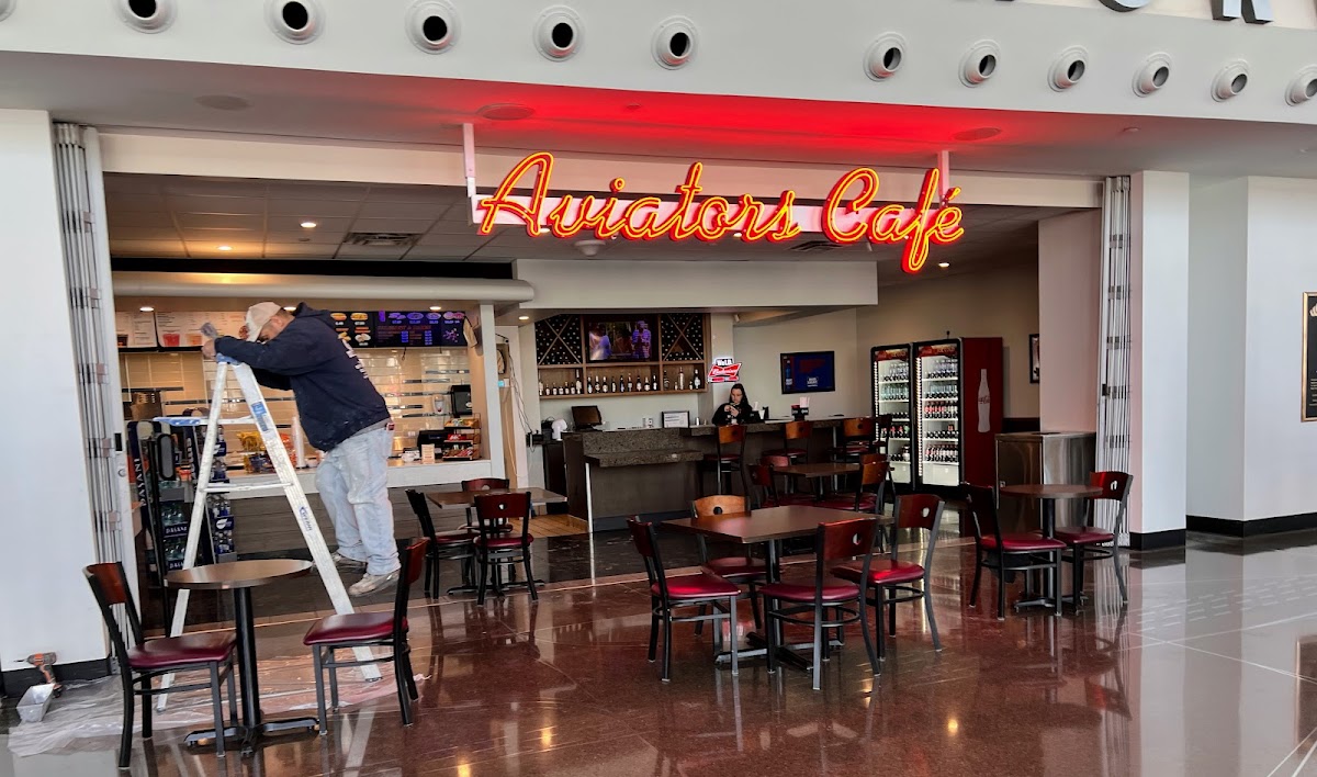 Aviators Cafe interior
