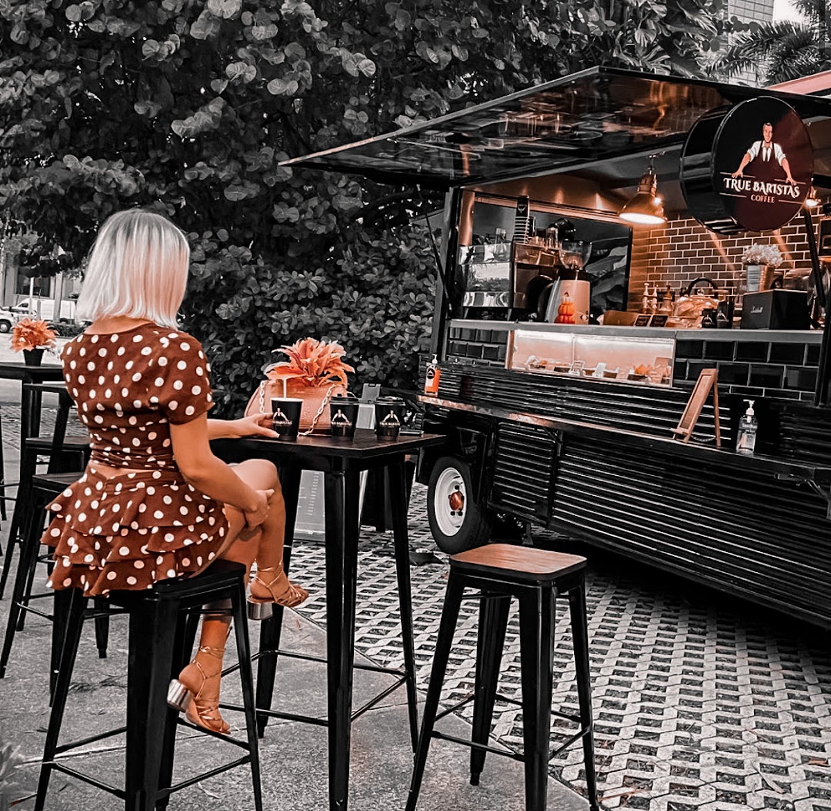 True Baristas Coffee | Brickell Arch interior