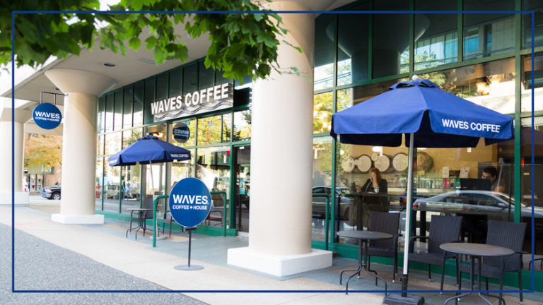 Waves Coffee House interior