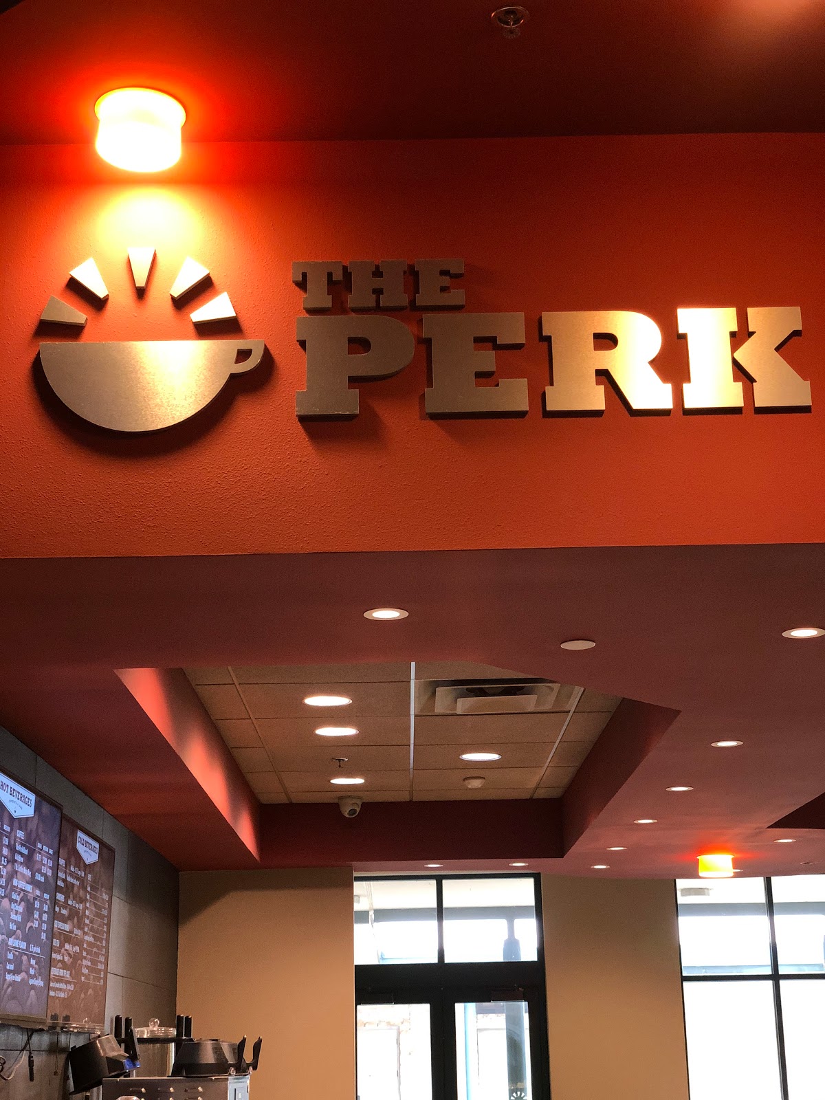 The Perk Coffee Shop interior