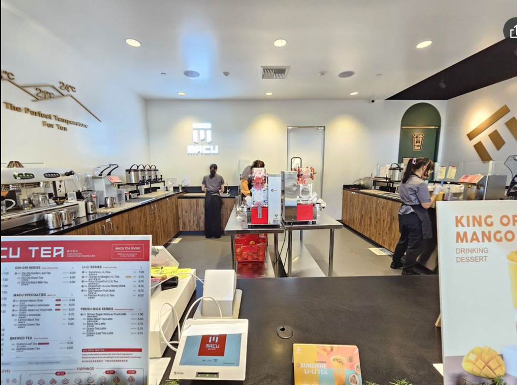 MACU TEA - Irvine interior