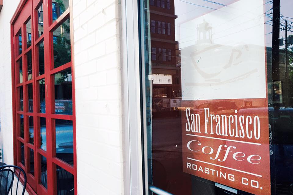 San Francisco Coffee Roasting Company interior