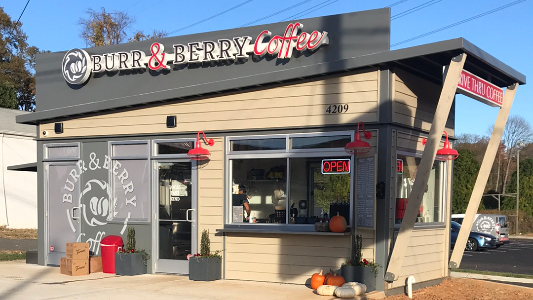 Burr and Berry Coffee interior