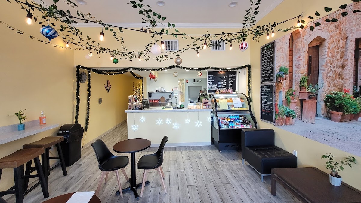 V Cafe interior