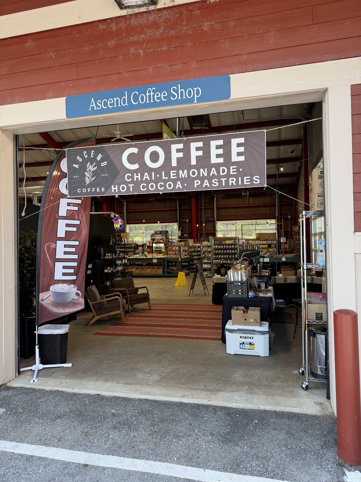 Ascend Coffee interior