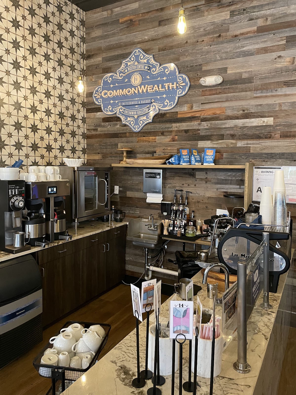 Commonwealth Coffeehouse and Bakery interior