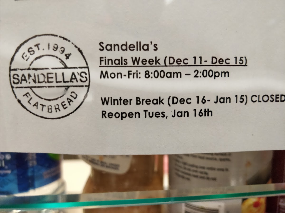 Photo of Sandella's Flatbread Cafe