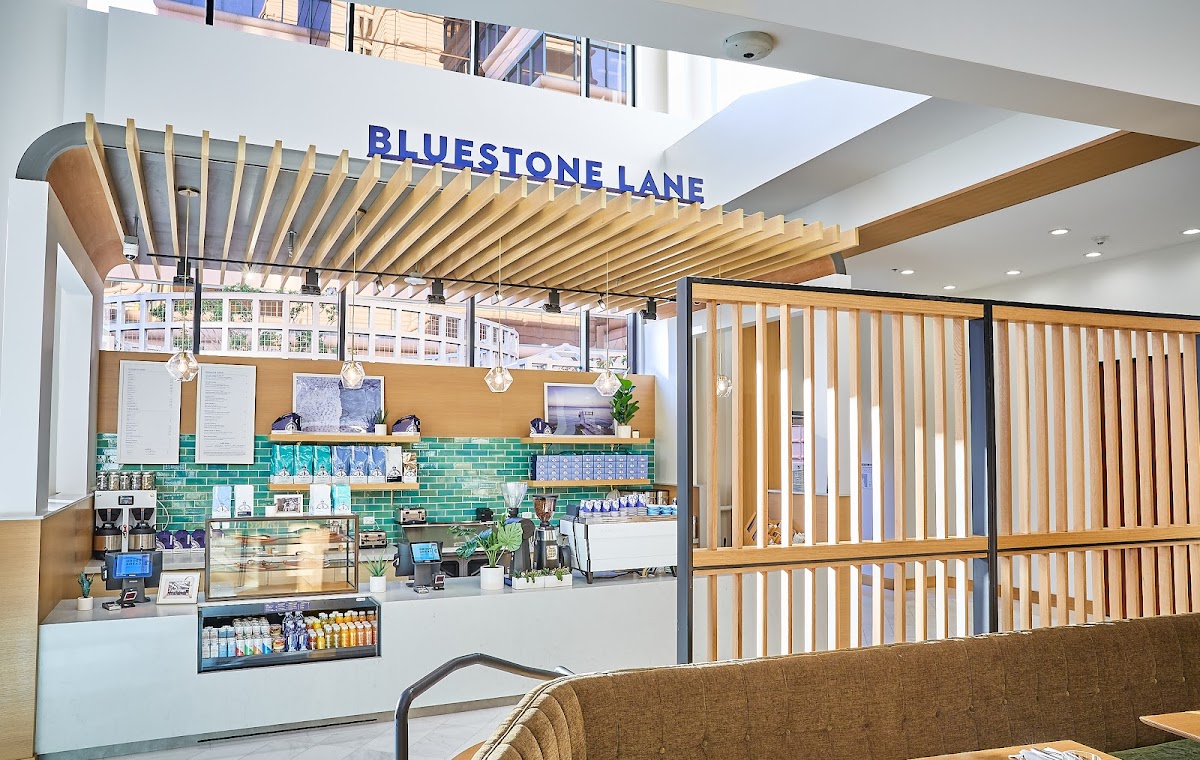 Bluestone Lane Long Beach Coffee Shop interior