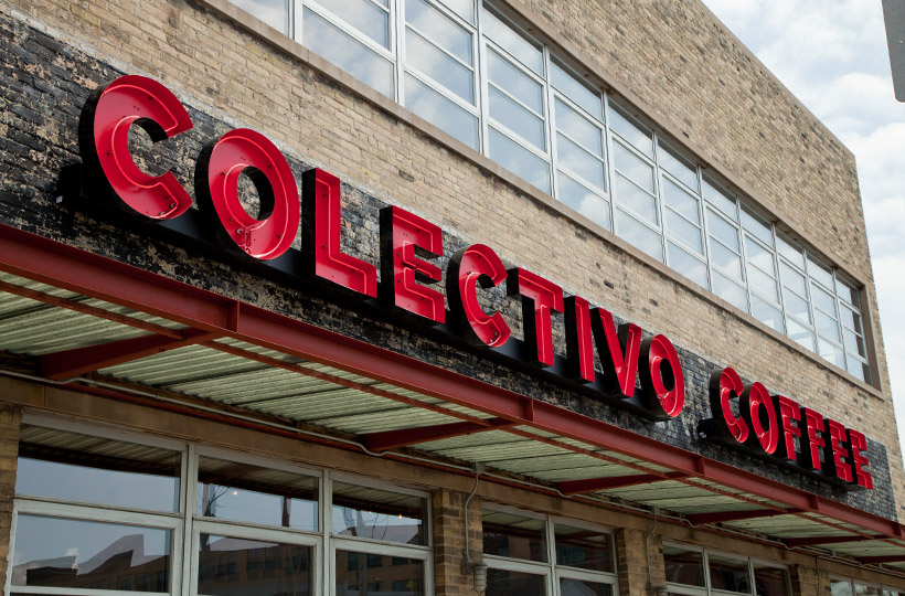 Colectivo Coffee at the Foundry interior