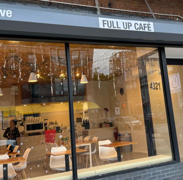 Full up cafe interior