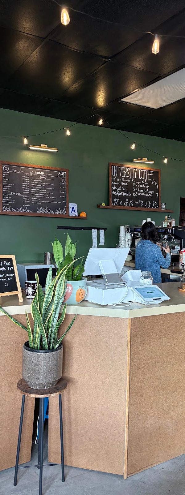 University Coffee Co interior