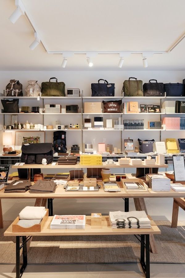 The Monocle Shop and Cafe interior