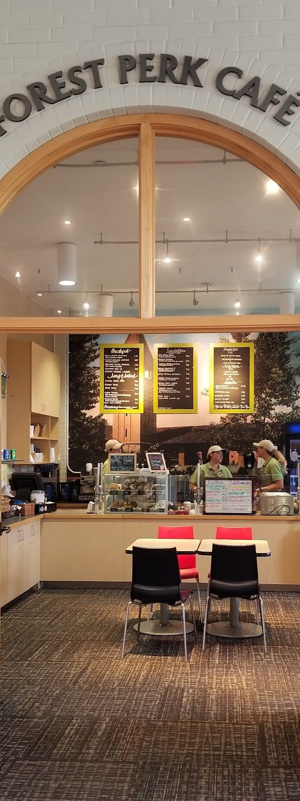 Forest Perk Cafe interior