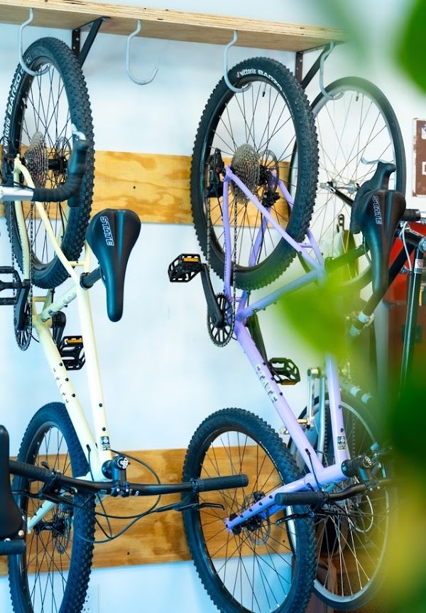 The Bike Library Cafe interior