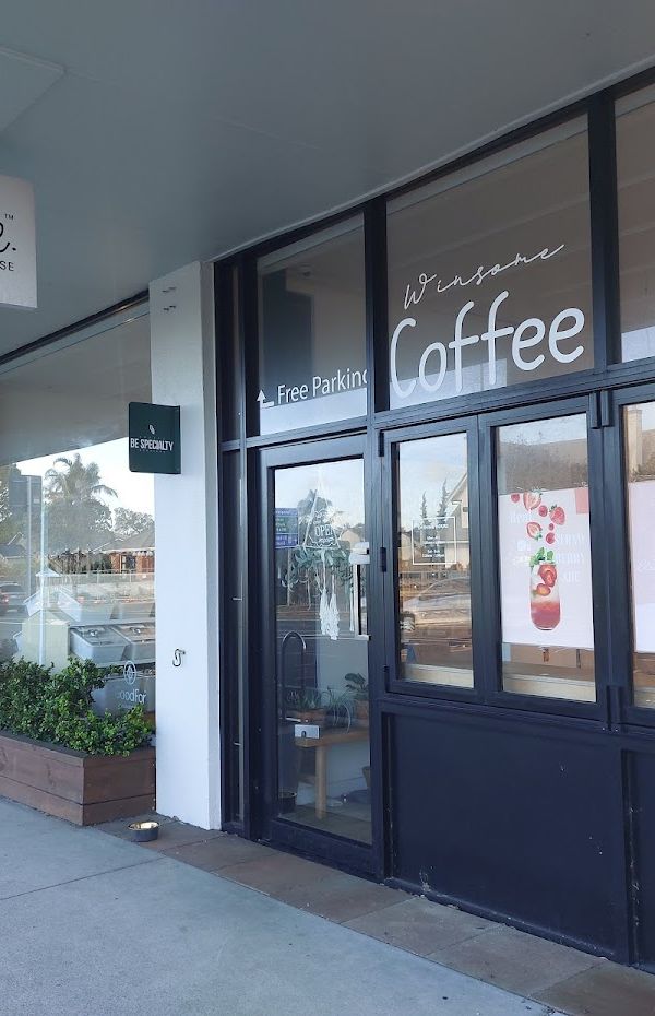 Winsome coffee house interior