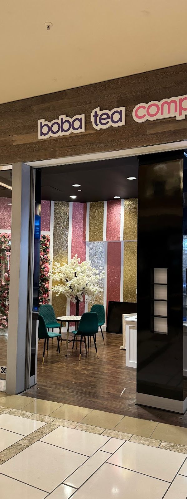 Boba tea company interior