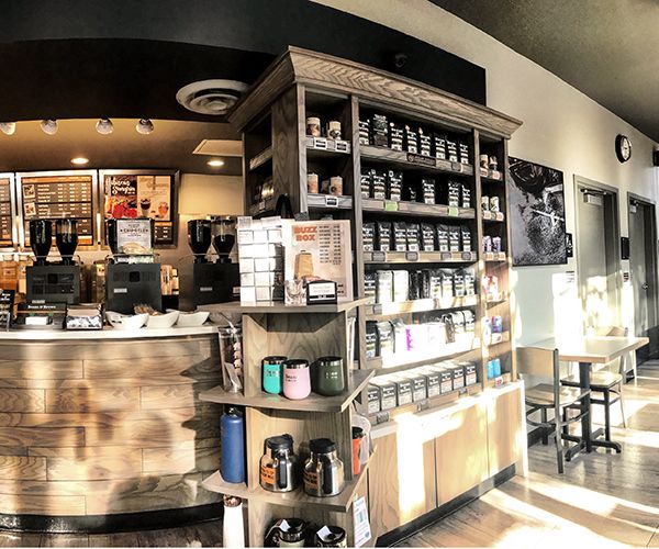 Beans & Brews Coffeehouse interior