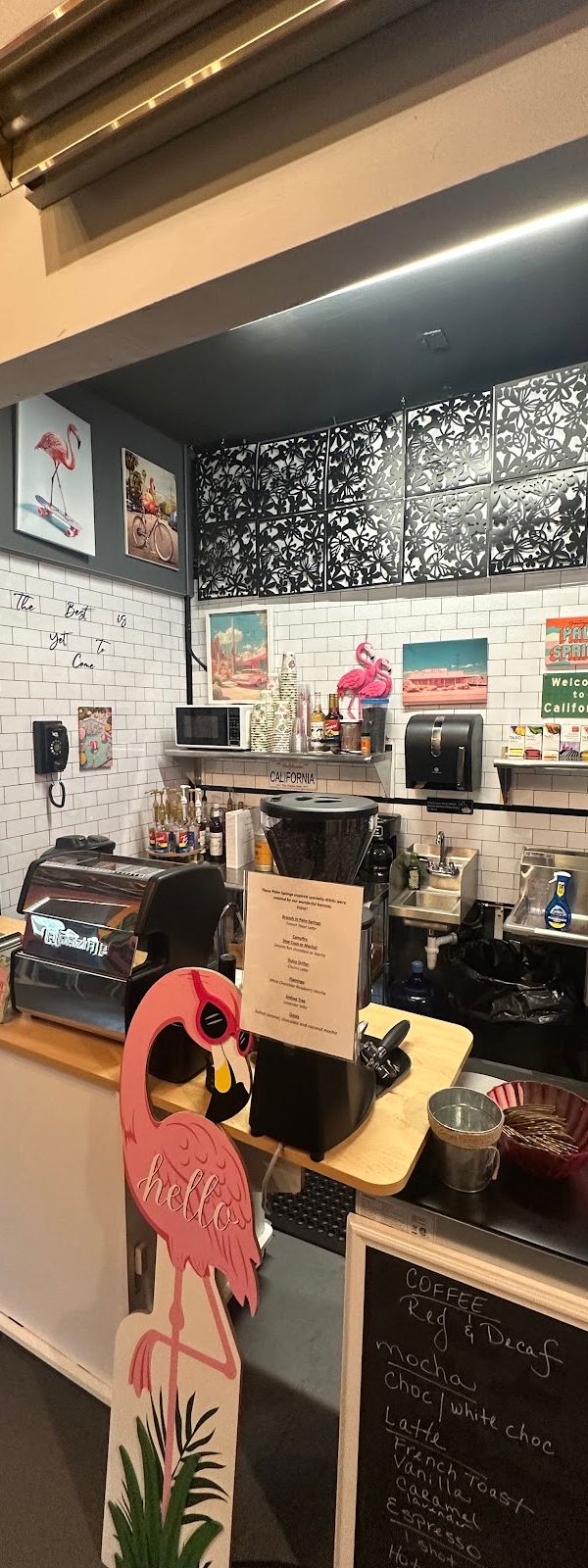 The Pink Flamingo interior