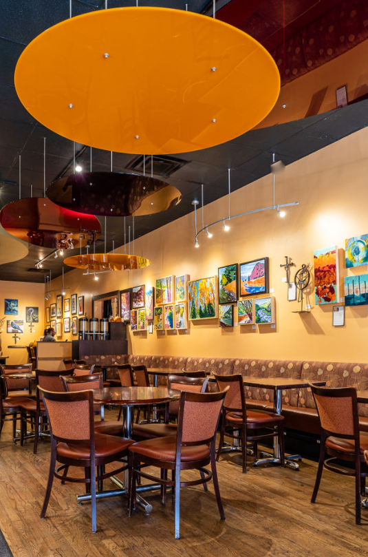 Rico's Cafe and Wine Bar interior