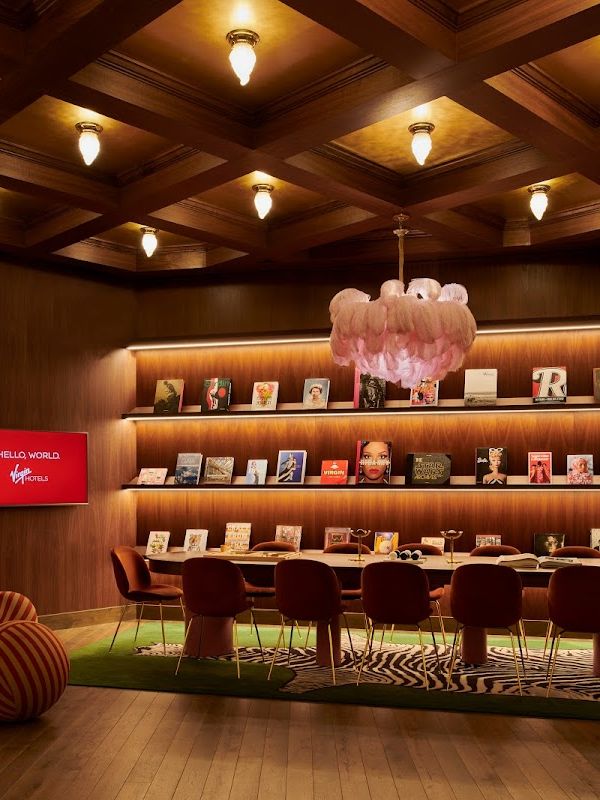 Funny Library Coffee Shop interior