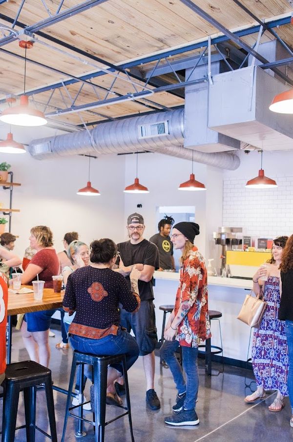 Enderly Coffee Co. Cafe & Coffee Roaster interior