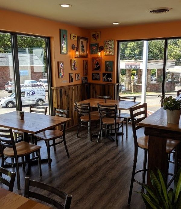 Ntaba Coffee Haus on Brownsboro interior