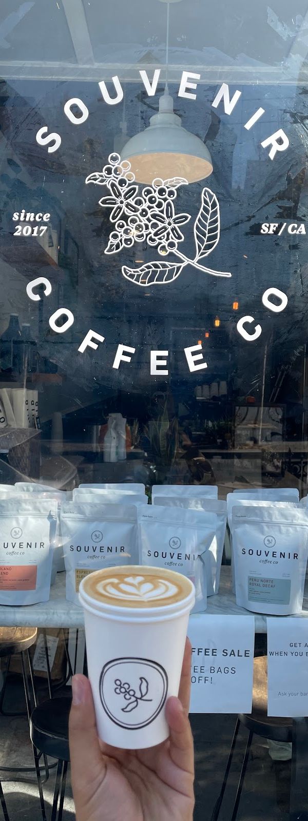 Souvenir Coffee Co. interior