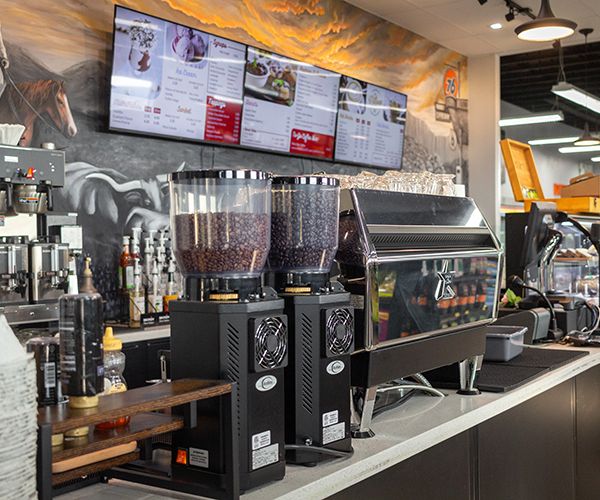 The Village Cafe interior