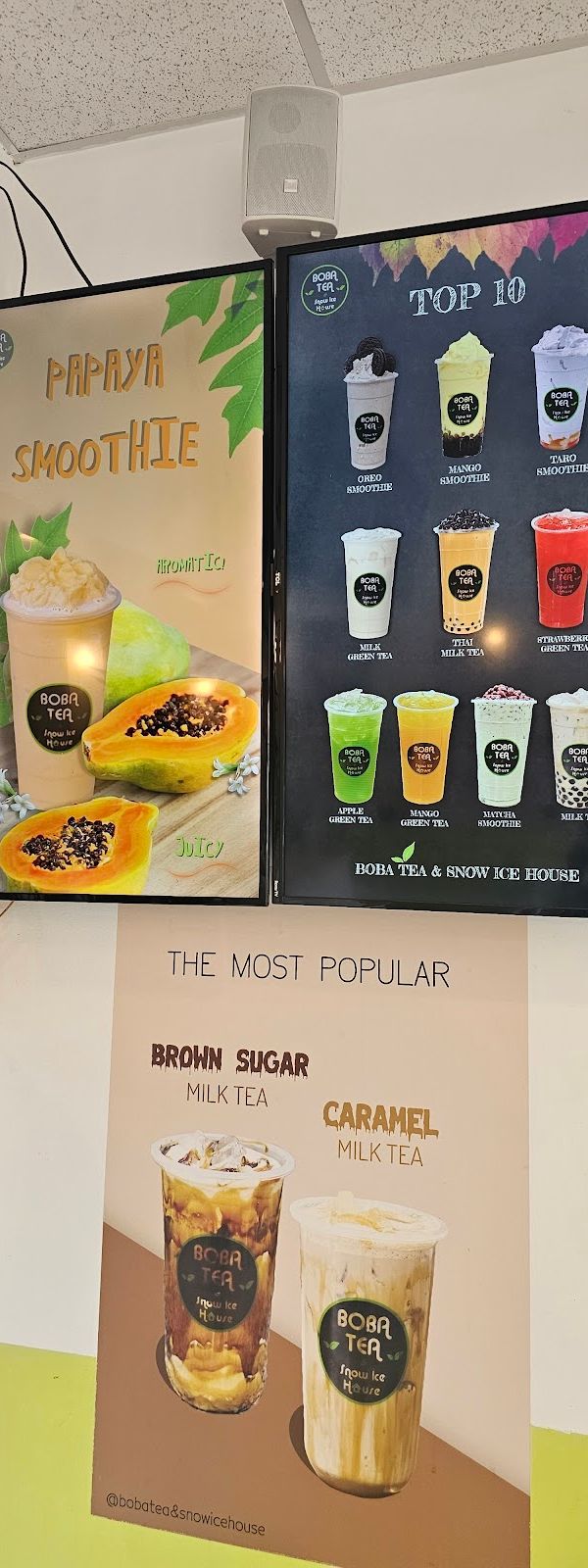 Boba Tea and Snow Ice interior