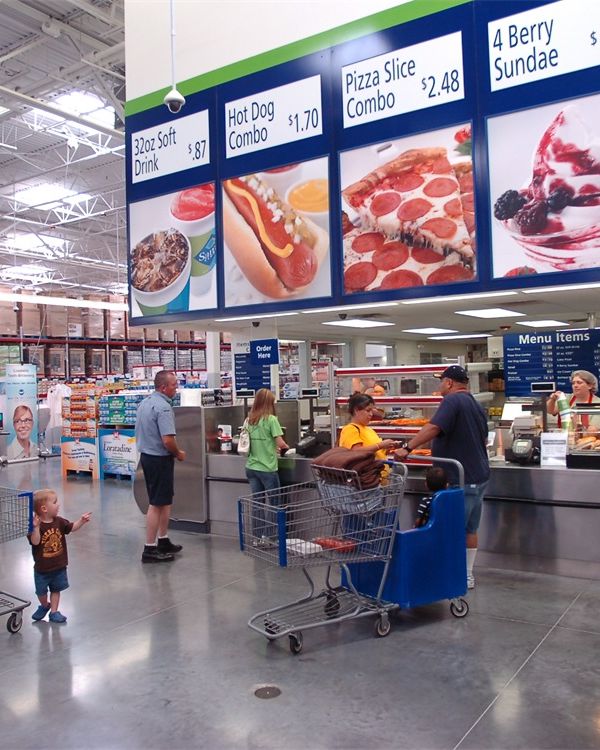 Sam's Club Cafe interior