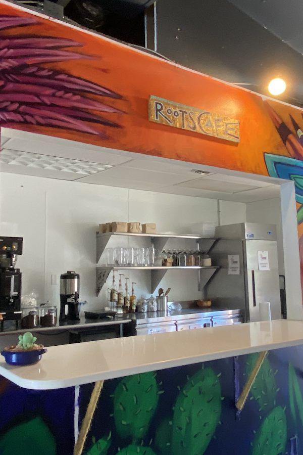 Roots Cafe interior