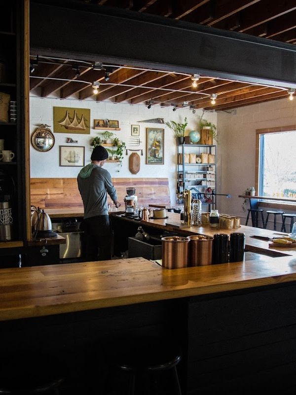 Three Ships Coffee Roasters interior