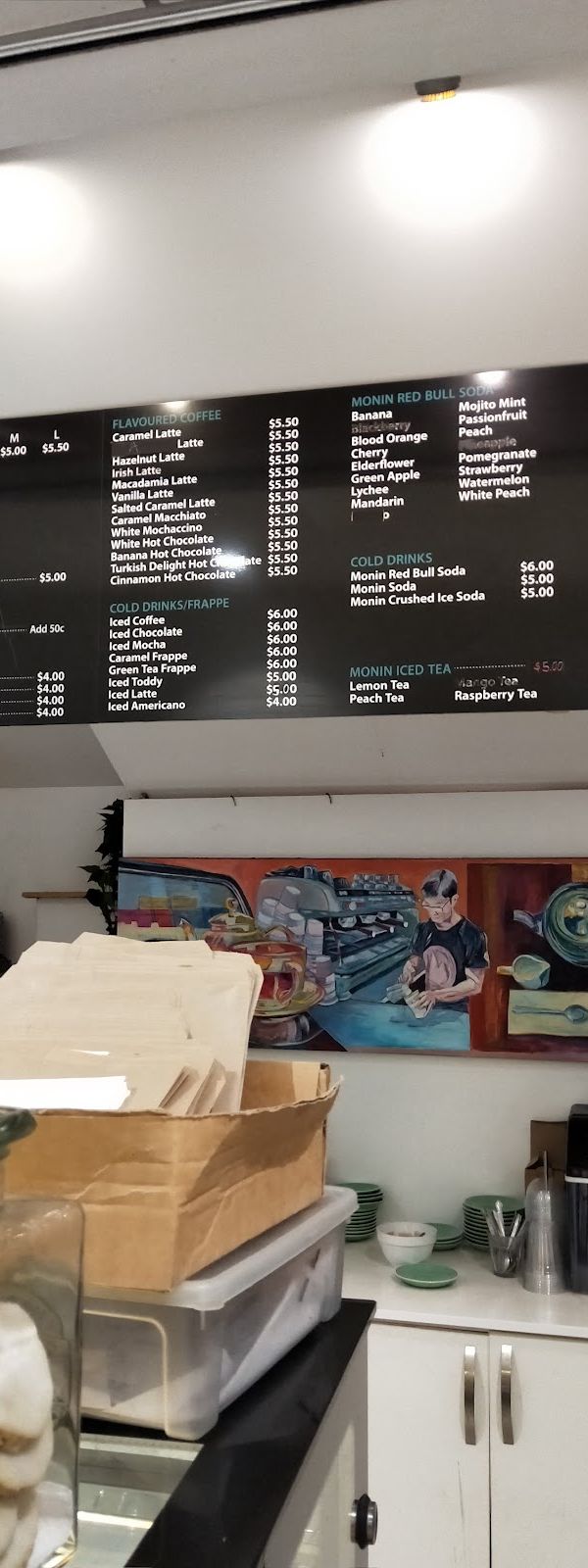Organic Hits Coffee.co Gelato interior