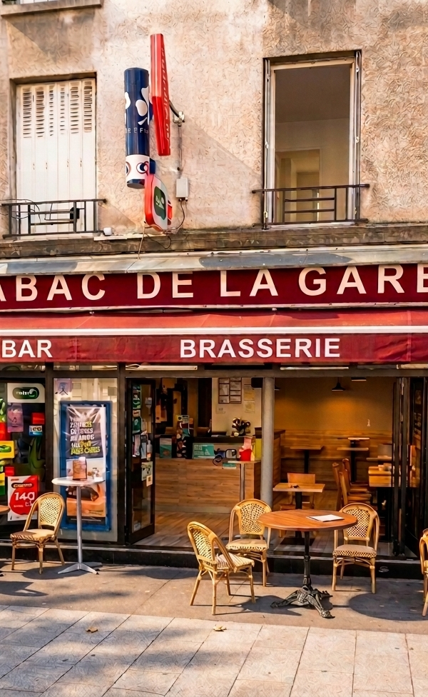 Le Café de la Gare interior