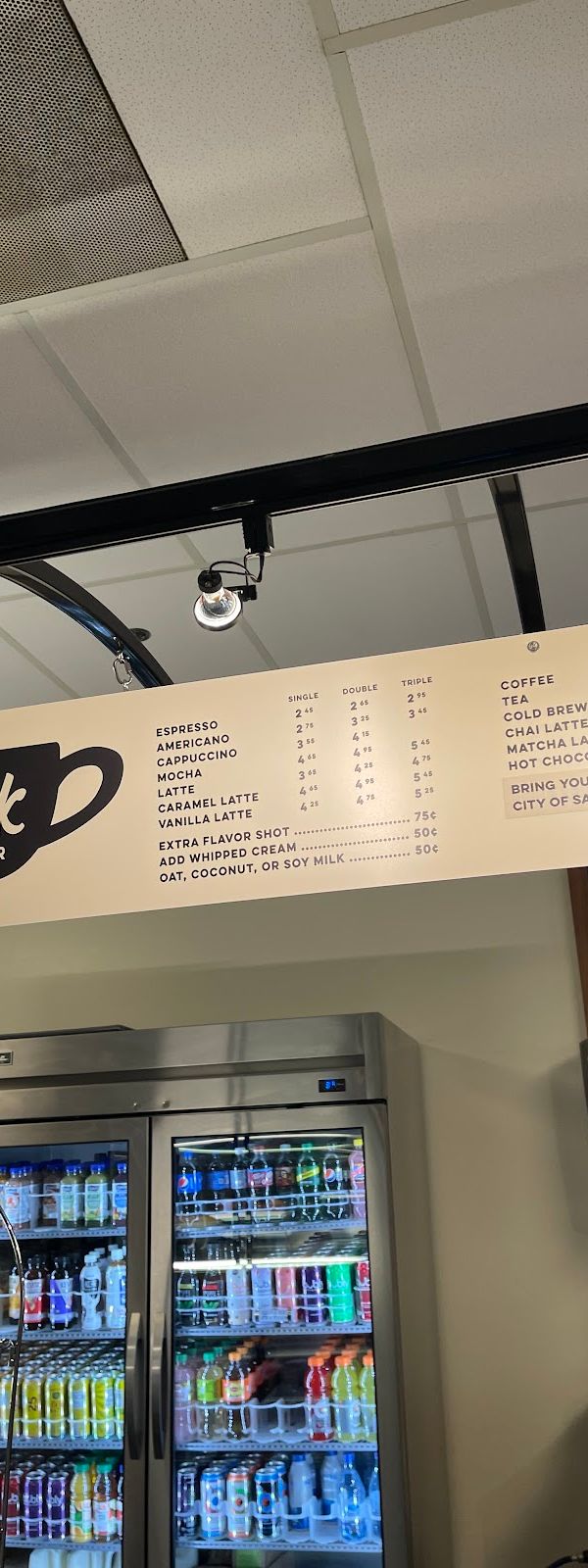 Perk Coffee Bar interior