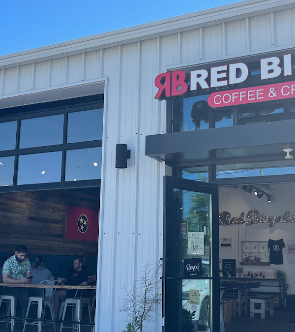 Red Bicycle Coffee & Crepes interior