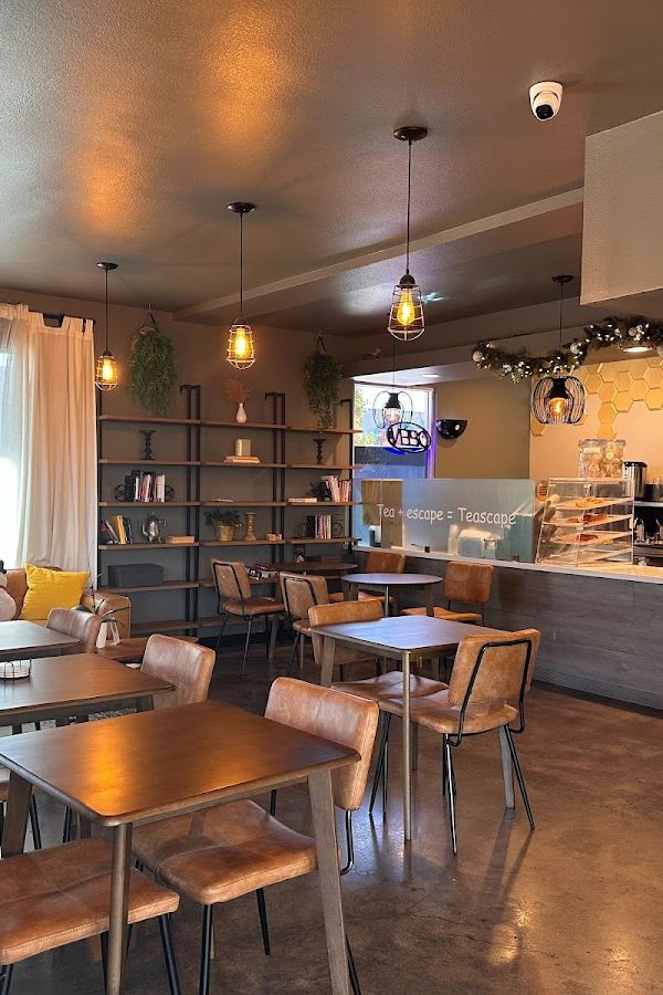 Teascape Coffee and Tea Bar interior